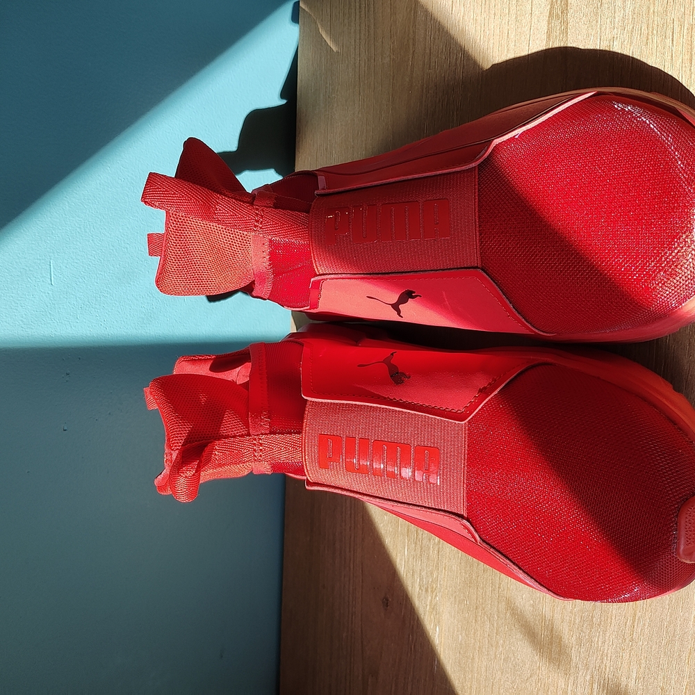 PUMA Red Athletic Shoes
